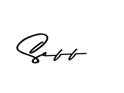 You should practise on your own different ways (Asem Kandis PERSONAL USE) to write your name (Seff) in signature. don't let someone else do it for you. Seff signature style 9 images and pictures png