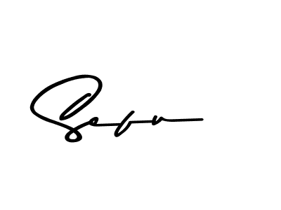 Design your own signature with our free online signature maker. With this signature software, you can create a handwritten (Asem Kandis PERSONAL USE) signature for name Sefu. Sefu signature style 9 images and pictures png