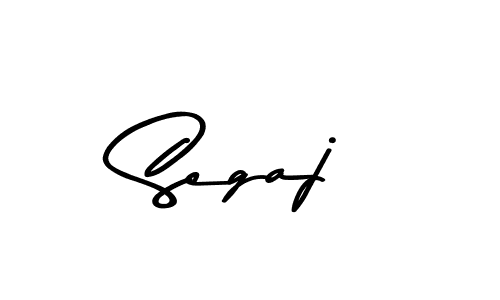 Make a beautiful signature design for name Segaj. With this signature (Asem Kandis PERSONAL USE) style, you can create a handwritten signature for free. Segaj signature style 9 images and pictures png
