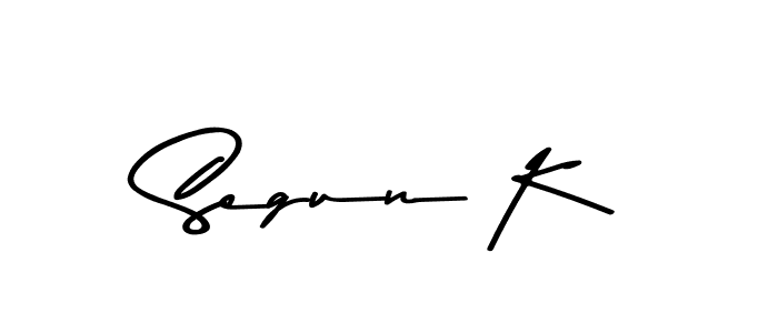 Also we have Segun K name is the best signature style. Create professional handwritten signature collection using Asem Kandis PERSONAL USE autograph style. Segun K signature style 9 images and pictures png
