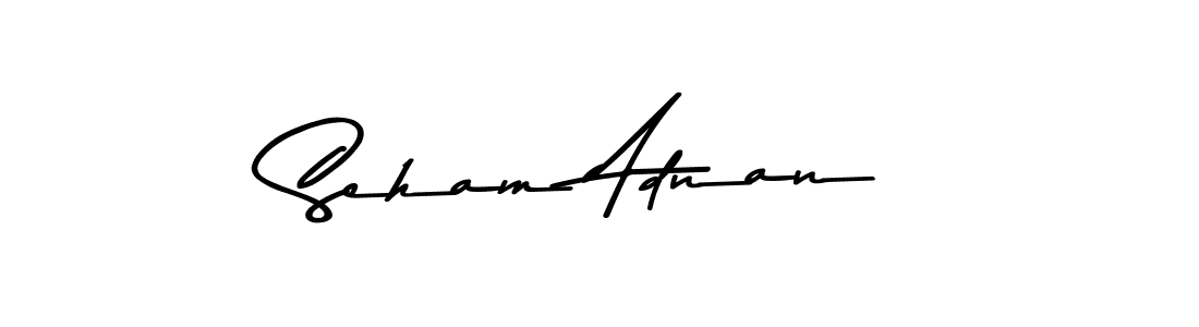 Also we have Seham Adnan name is the best signature style. Create professional handwritten signature collection using Asem Kandis PERSONAL USE autograph style. Seham Adnan signature style 9 images and pictures png