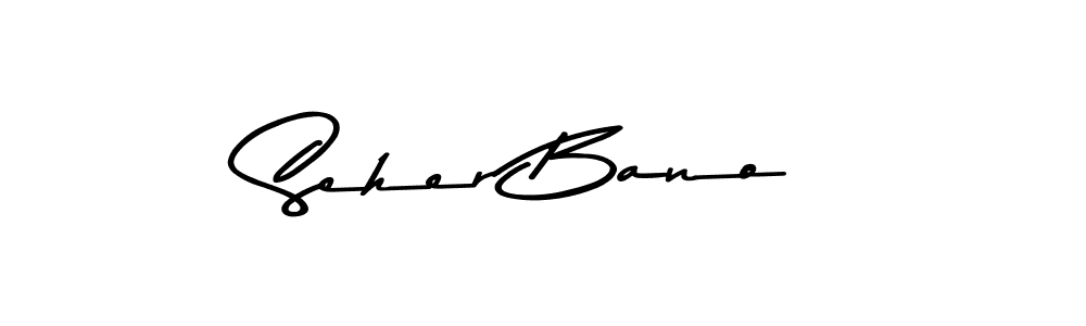 It looks lik you need a new signature style for name Seher Bano. Design unique handwritten (Asem Kandis PERSONAL USE) signature with our free signature maker in just a few clicks. Seher Bano signature style 9 images and pictures png