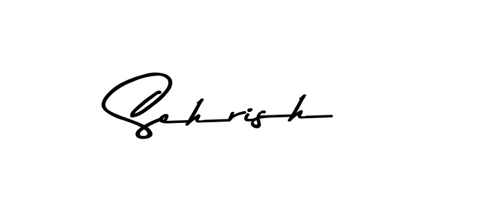 Sehrish stylish signature style. Best Handwritten Sign (Asem Kandis PERSONAL USE) for my name. Handwritten Signature Collection Ideas for my name Sehrish. Sehrish signature style 9 images and pictures png