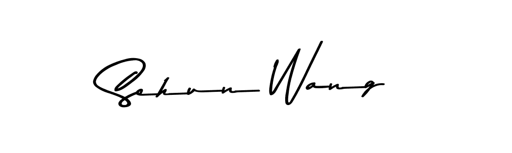 How to make Sehun Wang signature? Asem Kandis PERSONAL USE is a professional autograph style. Create handwritten signature for Sehun Wang name. Sehun Wang signature style 9 images and pictures png