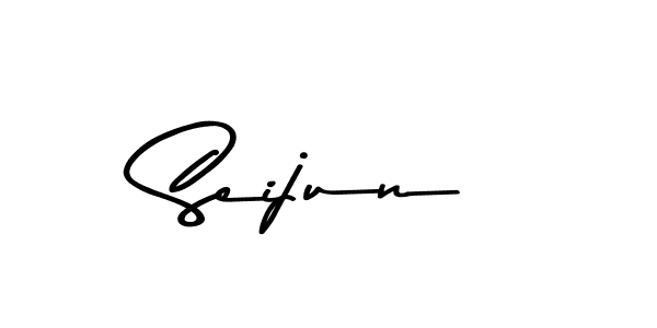 Create a beautiful signature design for name Seijun. With this signature (Asem Kandis PERSONAL USE) fonts, you can make a handwritten signature for free. Seijun signature style 9 images and pictures png