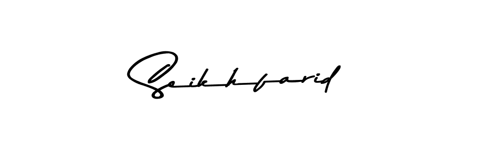 Make a beautiful signature design for name Seikhfarid. Use this online signature maker to create a handwritten signature for free. Seikhfarid signature style 9 images and pictures png