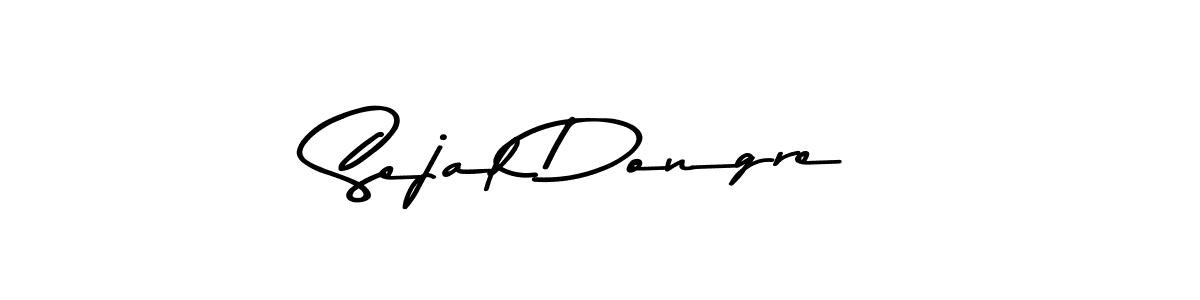 This is the best signature style for the Sejal Dongre name. Also you like these signature font (Asem Kandis PERSONAL USE). Mix name signature. Sejal Dongre signature style 9 images and pictures png