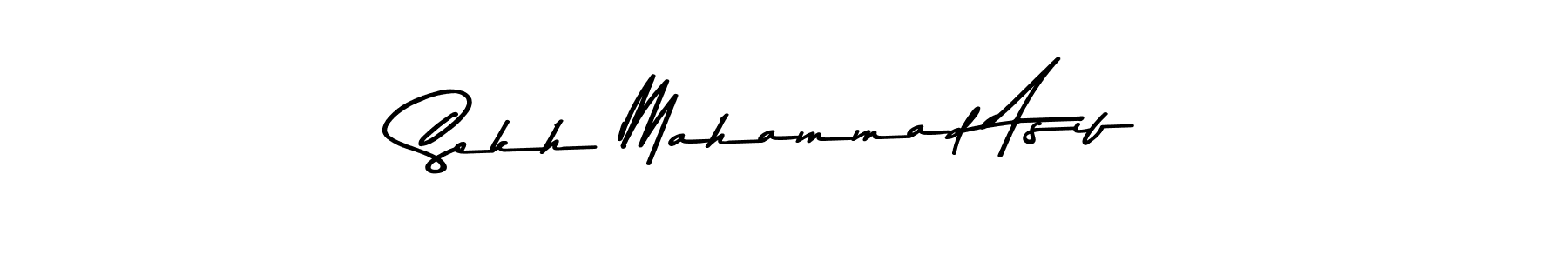 This is the best signature style for the Sekh Mahammad Asif name. Also you like these signature font (Asem Kandis PERSONAL USE). Mix name signature. Sekh Mahammad Asif signature style 9 images and pictures png