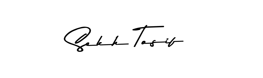 Use a signature maker to create a handwritten signature online. With this signature software, you can design (Asem Kandis PERSONAL USE) your own signature for name Sekh Tosif. Sekh Tosif signature style 9 images and pictures png