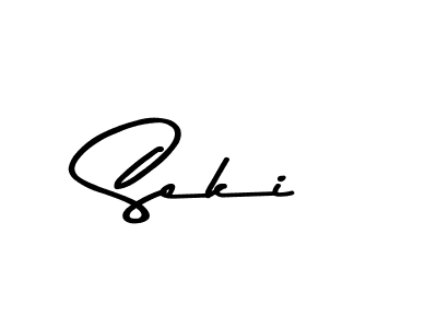 How to Draw Seki signature style? Asem Kandis PERSONAL USE is a latest design signature styles for name Seki. Seki signature style 9 images and pictures png