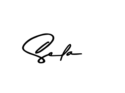 Create a beautiful signature design for name Sela. With this signature (Asem Kandis PERSONAL USE) fonts, you can make a handwritten signature for free. Sela signature style 9 images and pictures png