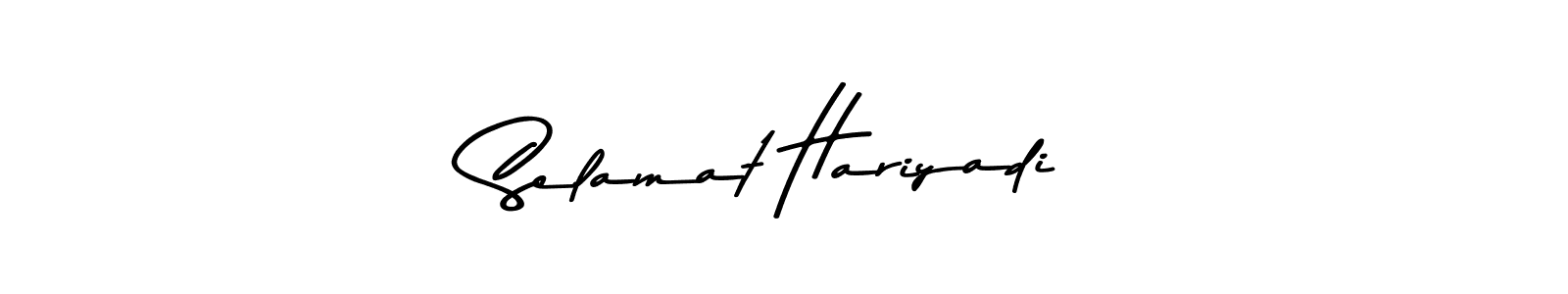 if you are searching for the best signature style for your name Selamat Hariyadi. so please give up your signature search. here we have designed multiple signature styles  using Asem Kandis PERSONAL USE. Selamat Hariyadi signature style 9 images and pictures png