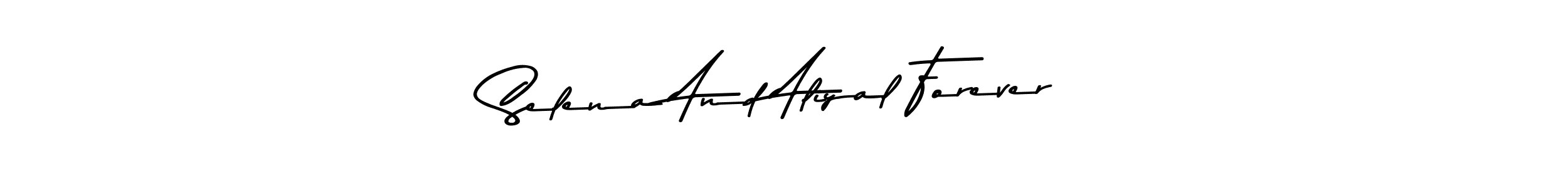 How to make Selena And Aliyal Forever signature? Asem Kandis PERSONAL USE is a professional autograph style. Create handwritten signature for Selena And Aliyal Forever name. Selena And Aliyal Forever signature style 9 images and pictures png