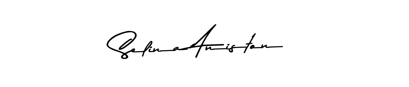 Make a beautiful signature design for name Selina Aniston. With this signature (Asem Kandis PERSONAL USE) style, you can create a handwritten signature for free. Selina Aniston signature style 9 images and pictures png