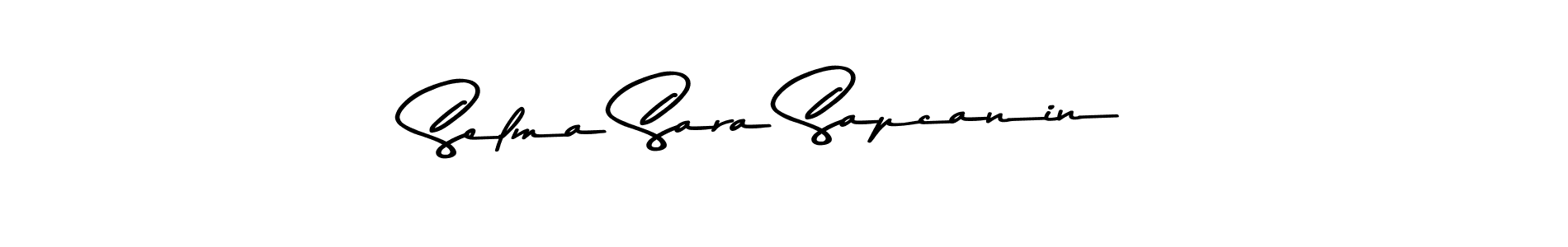 This is the best signature style for the Selma Sara Sapcanin name. Also you like these signature font (Asem Kandis PERSONAL USE). Mix name signature. Selma Sara Sapcanin signature style 9 images and pictures png