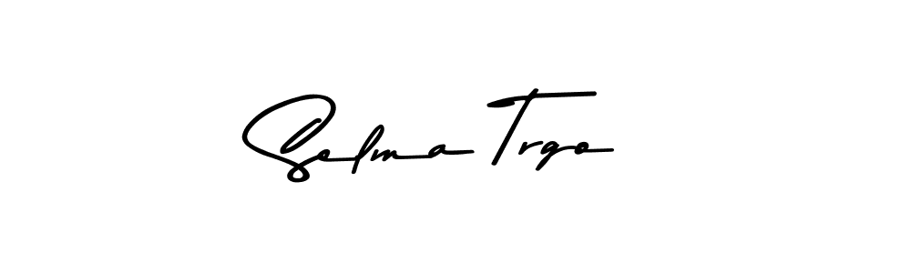 if you are searching for the best signature style for your name Selma Trgo. so please give up your signature search. here we have designed multiple signature styles  using Asem Kandis PERSONAL USE. Selma Trgo signature style 9 images and pictures png