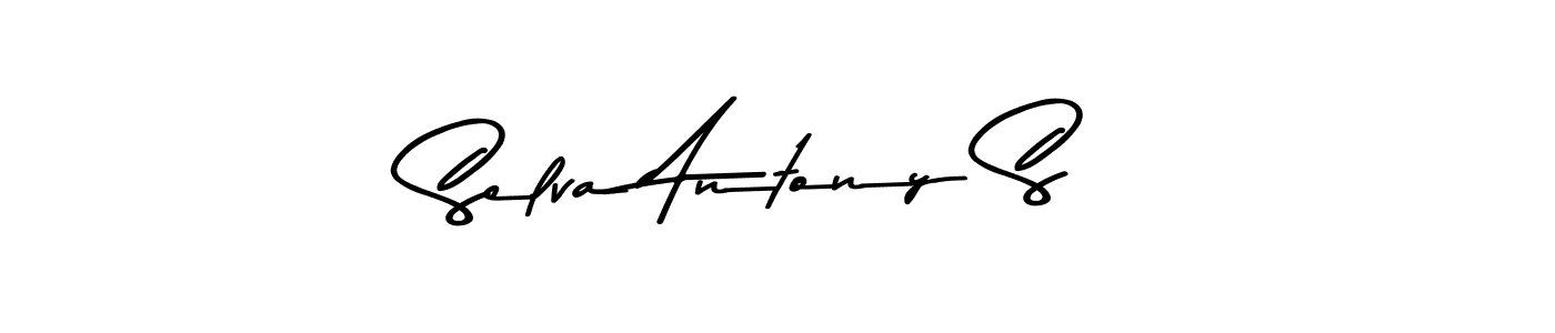 Use a signature maker to create a handwritten signature online. With this signature software, you can design (Asem Kandis PERSONAL USE) your own signature for name Selva Antony S. Selva Antony S signature style 9 images and pictures png