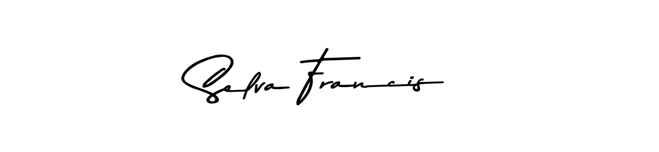 How to make Selva Francis signature? Asem Kandis PERSONAL USE is a professional autograph style. Create handwritten signature for Selva Francis name. Selva Francis signature style 9 images and pictures png
