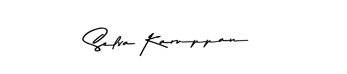Create a beautiful signature design for name Selva Karuppan. With this signature (Asem Kandis PERSONAL USE) fonts, you can make a handwritten signature for free. Selva Karuppan signature style 9 images and pictures png