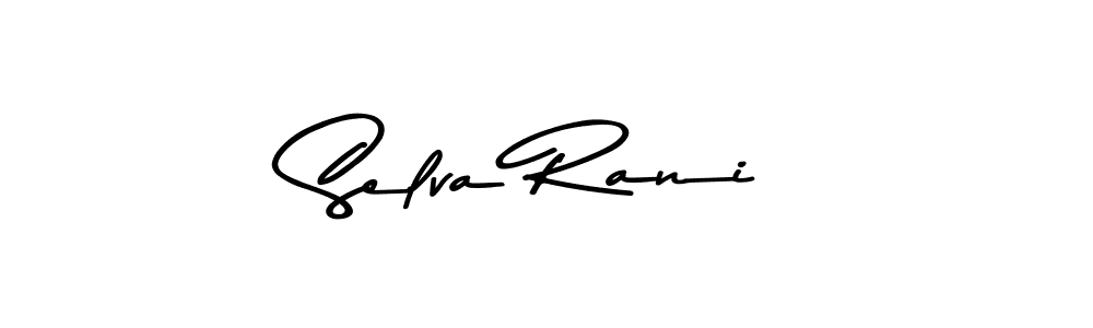 Use a signature maker to create a handwritten signature online. With this signature software, you can design (Asem Kandis PERSONAL USE) your own signature for name Selva Rani. Selva Rani signature style 9 images and pictures png