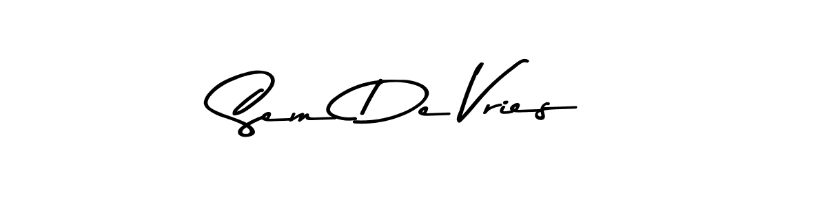 Once you've used our free online signature maker to create your best signature Asem Kandis PERSONAL USE style, it's time to enjoy all of the benefits that Sem De Vries name signing documents. Sem De Vries signature style 9 images and pictures png