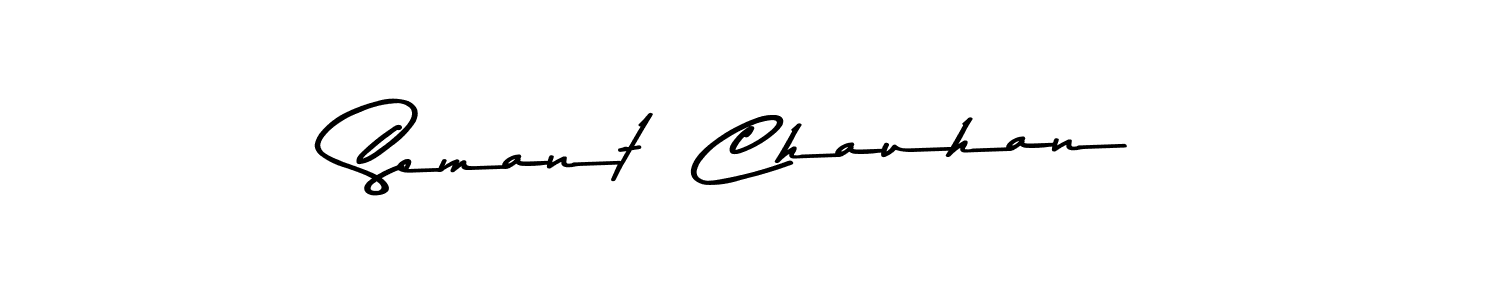 Once you've used our free online signature maker to create your best signature Asem Kandis PERSONAL USE style, it's time to enjoy all of the benefits that Semant  Chauhan name signing documents. Semant  Chauhan signature style 9 images and pictures png