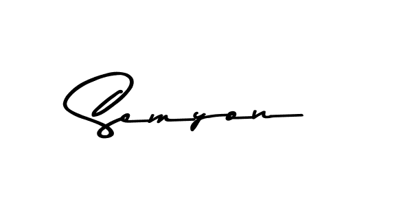 Semyon stylish signature style. Best Handwritten Sign (Asem Kandis PERSONAL USE) for my name. Handwritten Signature Collection Ideas for my name Semyon. Semyon signature style 9 images and pictures png