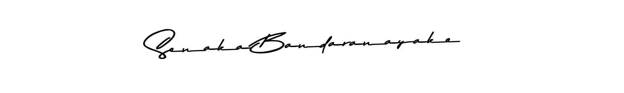 Design your own signature with our free online signature maker. With this signature software, you can create a handwritten (Asem Kandis PERSONAL USE) signature for name Senaka Bandaranayake. Senaka Bandaranayake signature style 9 images and pictures png