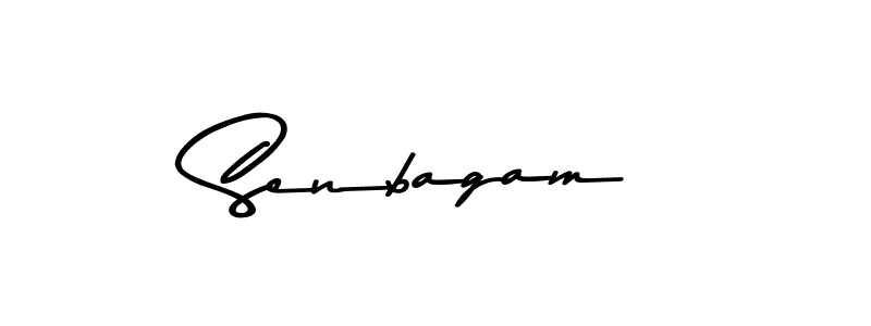Make a beautiful signature design for name Senbagam. With this signature (Asem Kandis PERSONAL USE) style, you can create a handwritten signature for free. Senbagam signature style 9 images and pictures png