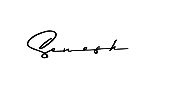 Use a signature maker to create a handwritten signature online. With this signature software, you can design (Asem Kandis PERSONAL USE) your own signature for name Senesh. Senesh signature style 9 images and pictures png