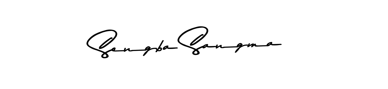 Also You can easily find your signature by using the search form. We will create Sengba Sangma name handwritten signature images for you free of cost using Asem Kandis PERSONAL USE sign style. Sengba Sangma signature style 9 images and pictures png