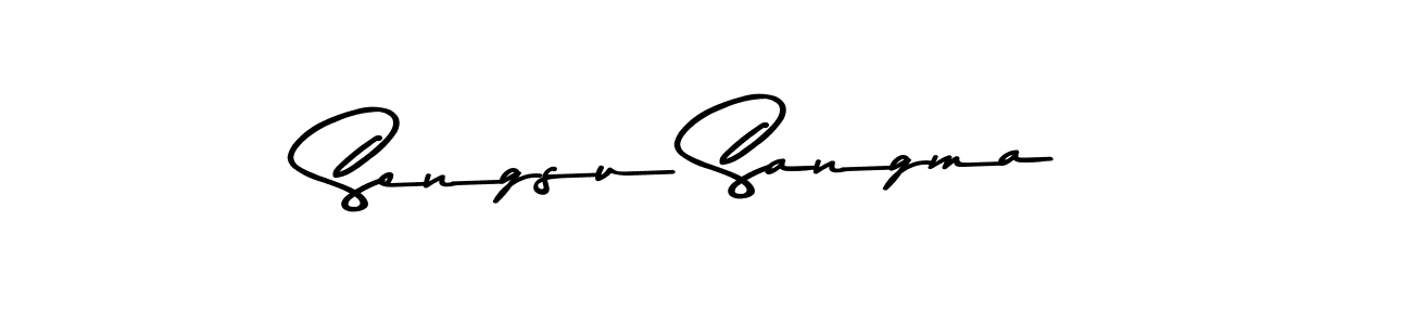 This is the best signature style for the Sengsu Sangma name. Also you like these signature font (Asem Kandis PERSONAL USE). Mix name signature. Sengsu Sangma signature style 9 images and pictures png