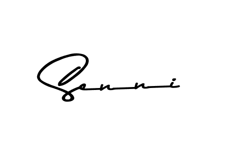 How to make Senni signature? Asem Kandis PERSONAL USE is a professional autograph style. Create handwritten signature for Senni name. Senni signature style 9 images and pictures png