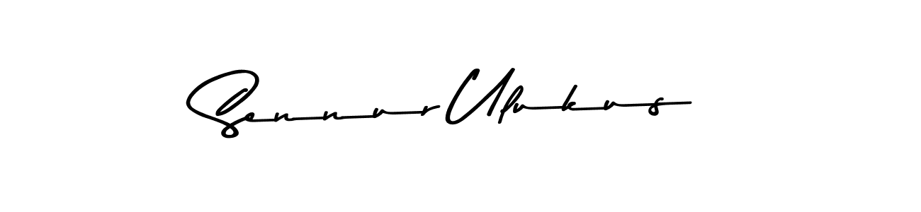 Sennur Ulukus stylish signature style. Best Handwritten Sign (Asem Kandis PERSONAL USE) for my name. Handwritten Signature Collection Ideas for my name Sennur Ulukus. Sennur Ulukus signature style 9 images and pictures png