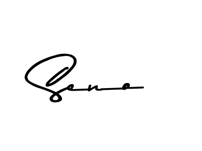 Create a beautiful signature design for name Seno. With this signature (Asem Kandis PERSONAL USE) fonts, you can make a handwritten signature for free. Seno signature style 9 images and pictures png