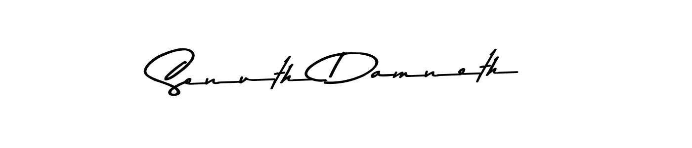 How to Draw Senuth Damneth signature style? Asem Kandis PERSONAL USE is a latest design signature styles for name Senuth Damneth. Senuth Damneth signature style 9 images and pictures png