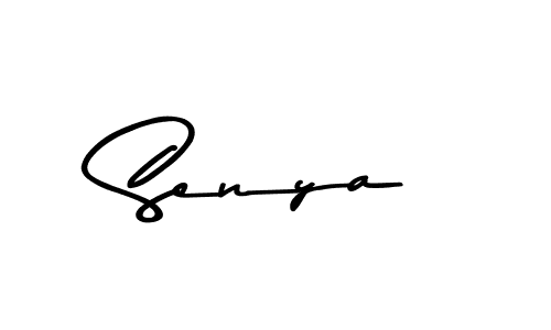 How to make Senya signature? Asem Kandis PERSONAL USE is a professional autograph style. Create handwritten signature for Senya name. Senya signature style 9 images and pictures png