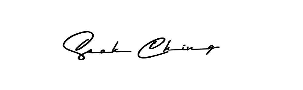 You should practise on your own different ways (Asem Kandis PERSONAL USE) to write your name (Seok Ching) in signature. don't let someone else do it for you. Seok Ching signature style 9 images and pictures png