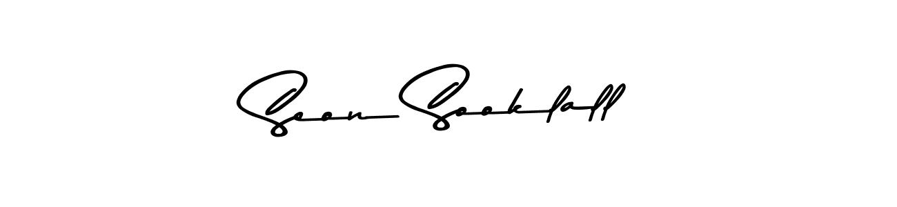 Once you've used our free online signature maker to create your best signature Asem Kandis PERSONAL USE style, it's time to enjoy all of the benefits that Seon Sooklall name signing documents. Seon Sooklall signature style 9 images and pictures png