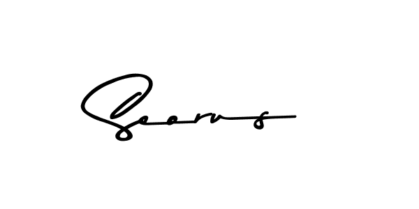 Create a beautiful signature design for name Seorus. With this signature (Asem Kandis PERSONAL USE) fonts, you can make a handwritten signature for free. Seorus signature style 9 images and pictures png