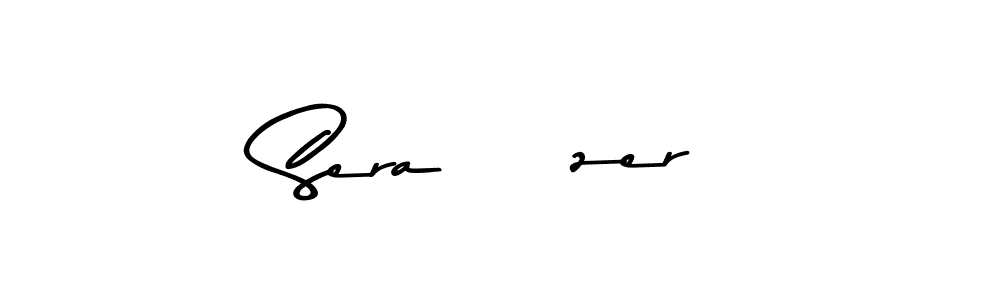 How to make Sera Özer name signature. Use Asem Kandis PERSONAL USE style for creating short signs online. This is the latest handwritten sign. Sera Özer signature style 9 images and pictures png