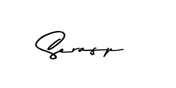 Create a beautiful signature design for name Serasp. With this signature (Asem Kandis PERSONAL USE) fonts, you can make a handwritten signature for free. Serasp signature style 9 images and pictures png