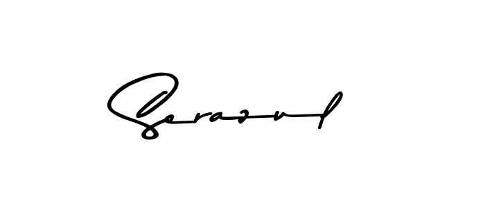 You should practise on your own different ways (Asem Kandis PERSONAL USE) to write your name (Serazul) in signature. don't let someone else do it for you. Serazul signature style 9 images and pictures png