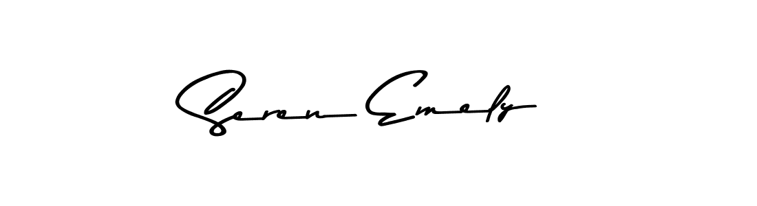 Make a short Seren Emely signature style. Manage your documents anywhere anytime using Asem Kandis PERSONAL USE. Create and add eSignatures, submit forms, share and send files easily. Seren Emely signature style 9 images and pictures png
