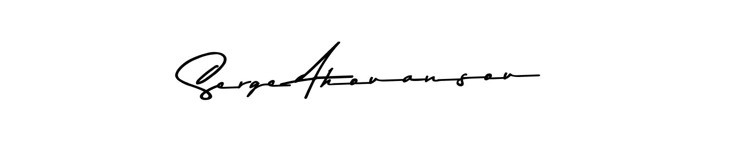 Here are the top 10 professional signature styles for the name Serge Ahouansou. These are the best autograph styles you can use for your name. Serge Ahouansou signature style 9 images and pictures png