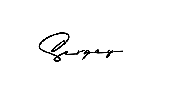 Use a signature maker to create a handwritten signature online. With this signature software, you can design (Asem Kandis PERSONAL USE) your own signature for name Sergey. Sergey signature style 9 images and pictures png