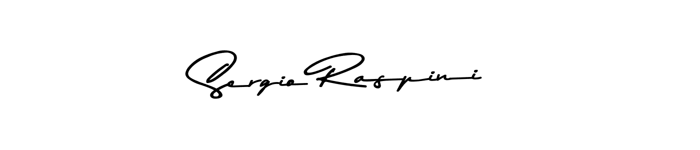 Design your own signature with our free online signature maker. With this signature software, you can create a handwritten (Asem Kandis PERSONAL USE) signature for name Sergio Raspini. Sergio Raspini signature style 9 images and pictures png