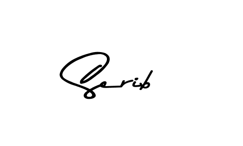 Asem Kandis PERSONAL USE is a professional signature style that is perfect for those who want to add a touch of class to their signature. It is also a great choice for those who want to make their signature more unique. Get Serib name to fancy signature for free. Serib signature style 9 images and pictures png