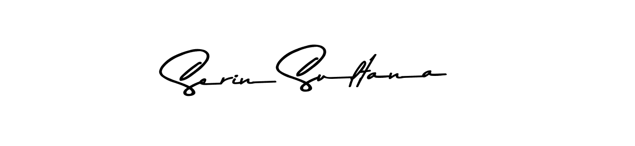 Make a beautiful signature design for name Serin Sultana. Use this online signature maker to create a handwritten signature for free. Serin Sultana signature style 9 images and pictures png