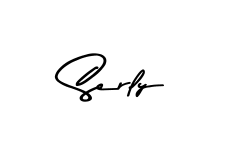 This is the best signature style for the Serly name. Also you like these signature font (Asem Kandis PERSONAL USE). Mix name signature. Serly signature style 9 images and pictures png